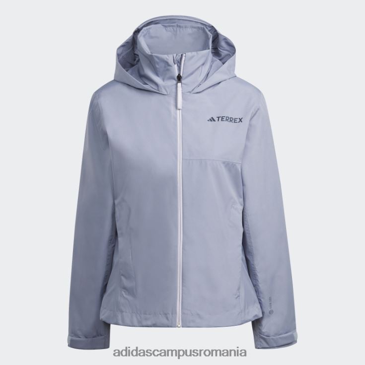 adidas campus romania silver violet terrex multi rain.rdy jacheta de ploaie 2 straturi femei violet argintiu J266N217117