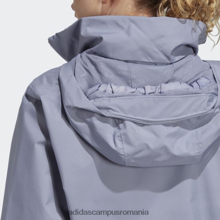 adidas campus romania silver violet terrex multi rain.rdy jacheta de ploaie 2 straturi femei violet argintiu J266N29994