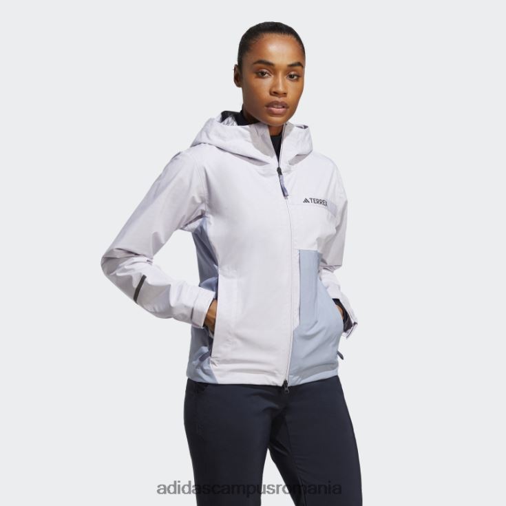 adidas campus romania terrex multi rain.rdy jacheta de ploaie 2,5 straturi argintiu zori femei zori argintii J266N217047