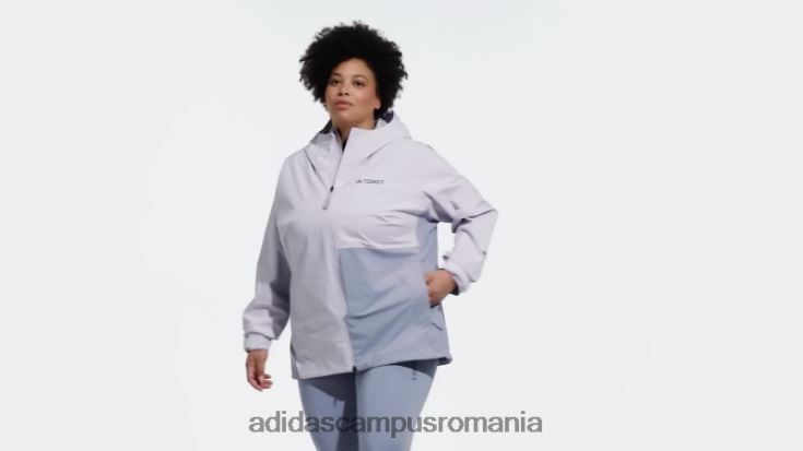 adidas campus romania terrex multi rain.rdy jacheta de ploaie 2.5 straturi (plus size) silver dawn adidas femei zori argintii J266N216992