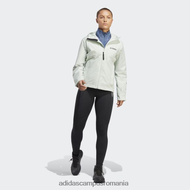 adidas campus romania terrex multi rain.rdy jacheta de ploaie 2 straturi 2 verde femei verde J266N217288
