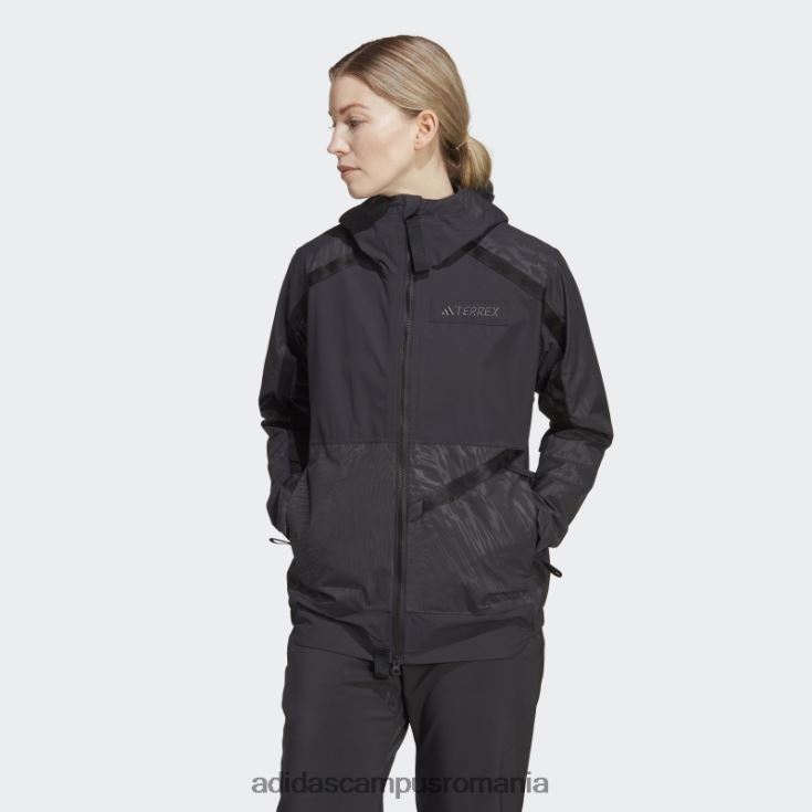 adidas campus romania terrex utilitas rain.rdy jacheta de ploaie 2.5 straturi negru adidas femei negru J266N217082