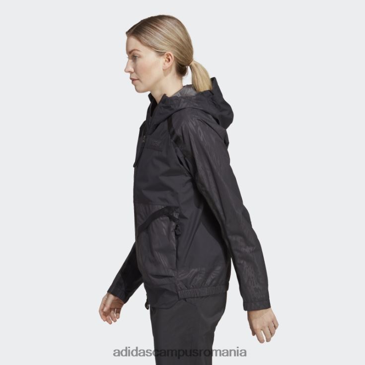 adidas campus romania terrex utilitas rain.rdy jacheta de ploaie 2.5 straturi negru adidas femei negru J266N217082