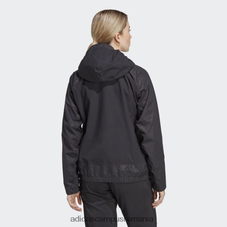 adidas campus romania terrex utilitas rain.rdy jacheta de ploaie 2.5 straturi negru adidas femei negru J266N217082