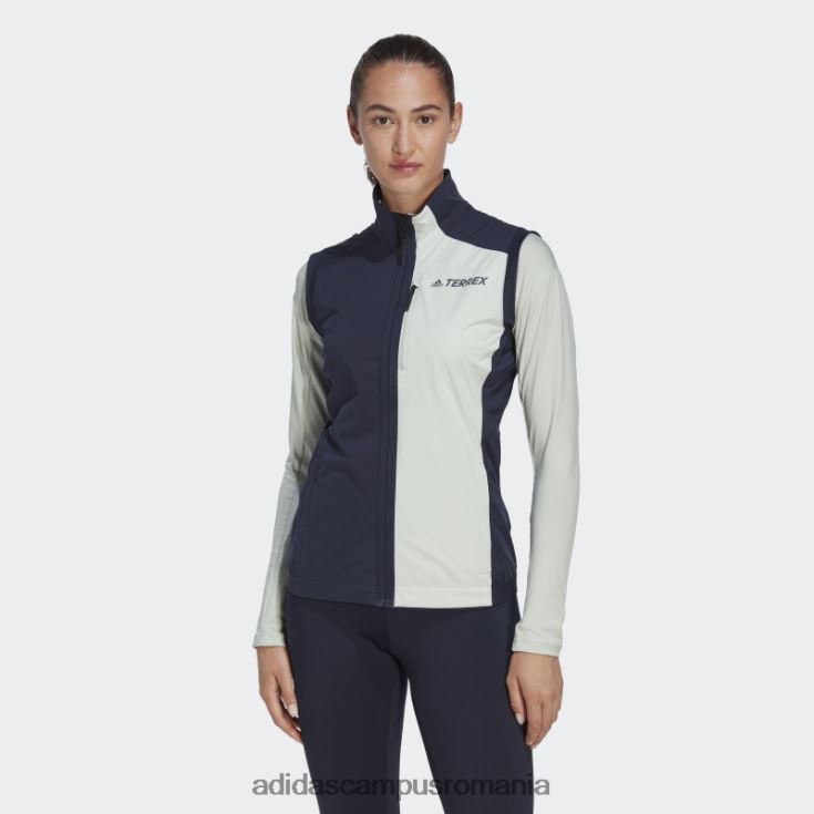 adidas campus romania terrex xperior schi fond vesta soft shell verde elegant femei cerneală/verde J266N217294