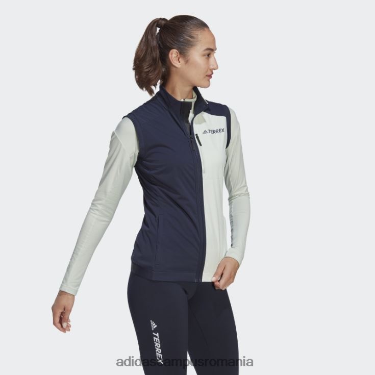 adidas campus romania terrex xperior schi fond vesta soft shell verde elegant femei cerneală/verde J266N217294