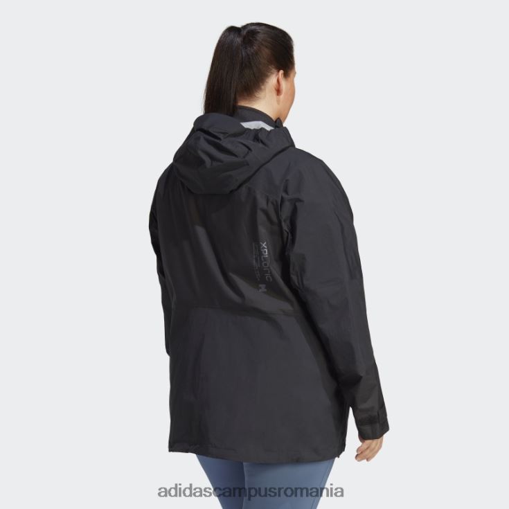 adidas campus romania terrex xploric rain.rdy geaca de drumetie (plus size) neagra femei negru J266N217132
