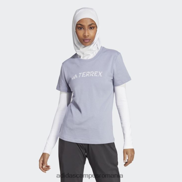 adidas campus romania tricou cu logo terrex clasic violet argintiu femei violet argintiu J266N29812