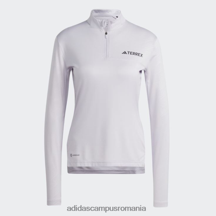 adidas campus romania tricou cu mânecă lungă cu jumătate de fermoar argintiu terrex adidas femei zori argintii J266N29891