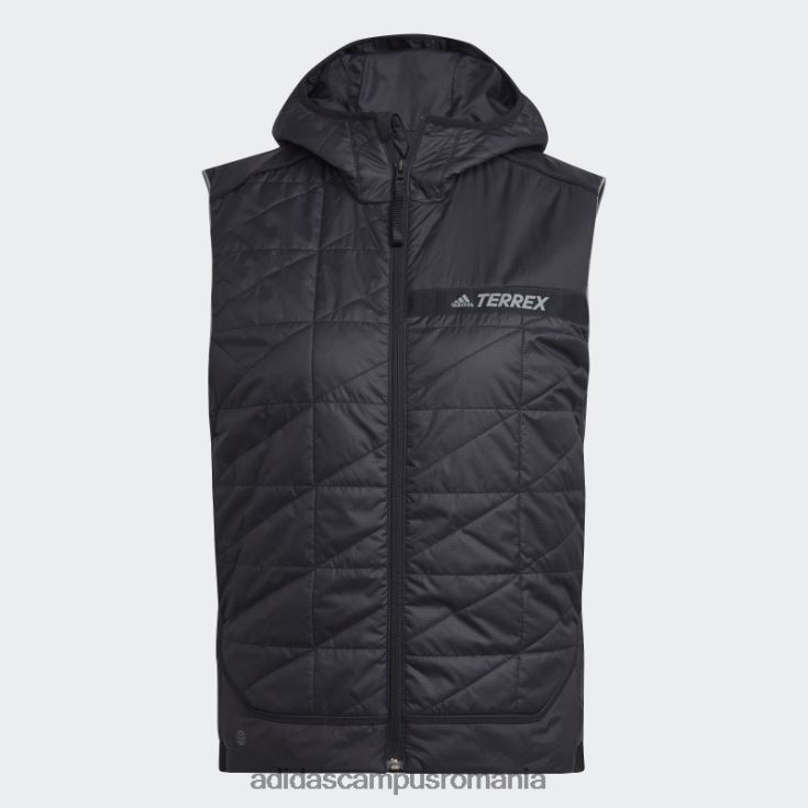 adidas campus romania vestă neagră elegantă cu izolație multiplă adidas femei negru J266N210239