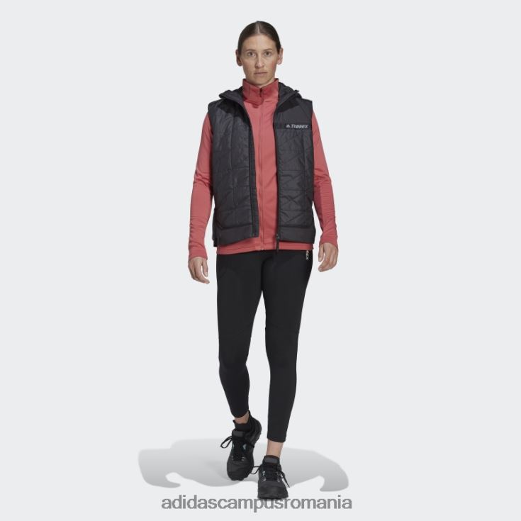 adidas campus romania vestă neagră elegantă cu izolație multiplă adidas femei negru J266N210239