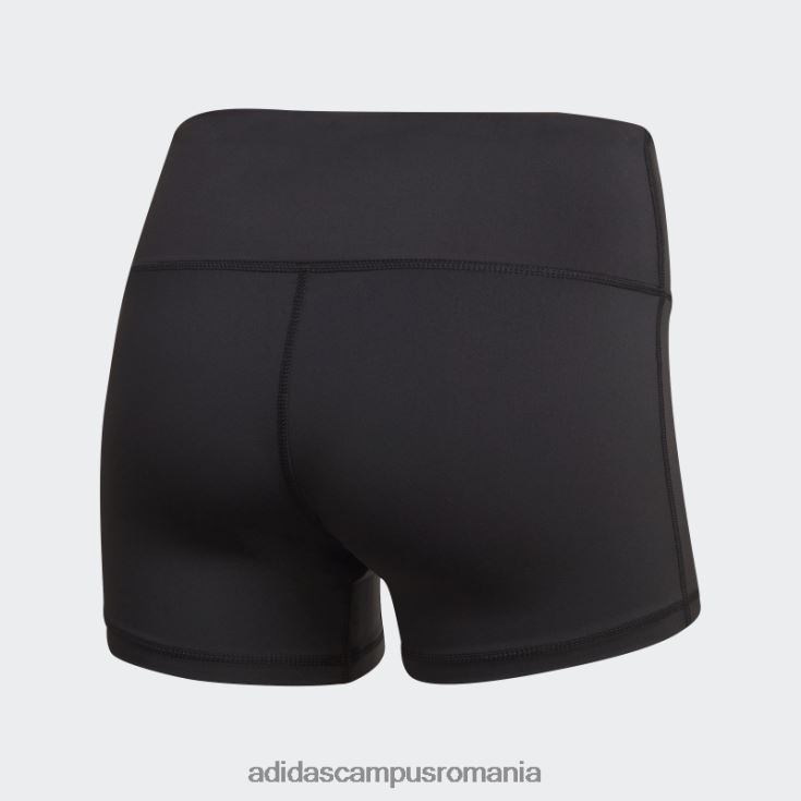 adidas campus romania pantaloni scurți de 4 inch negru femei alb negru J266N210247