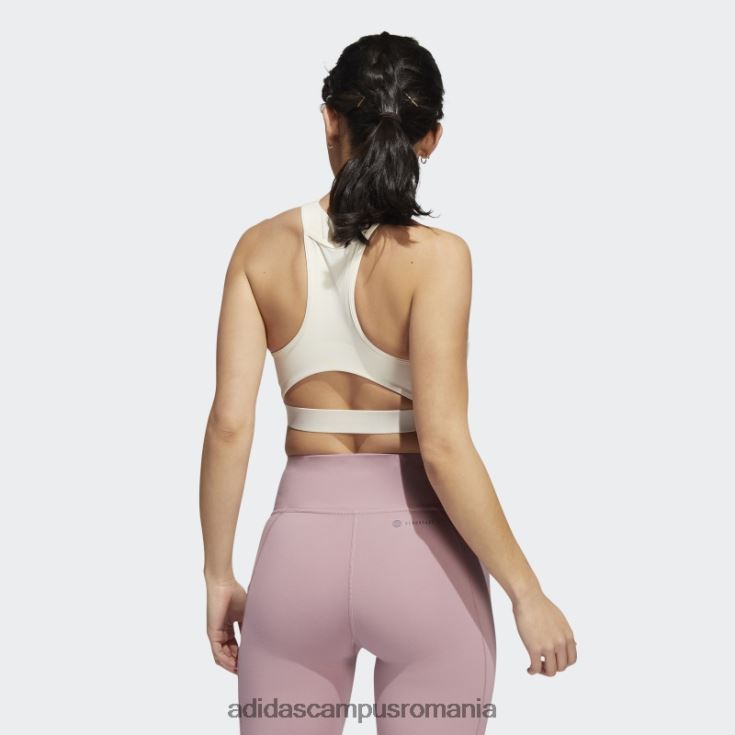adidas campus romania sutien alb coreflow cu suport mediu femei alb J266N22765