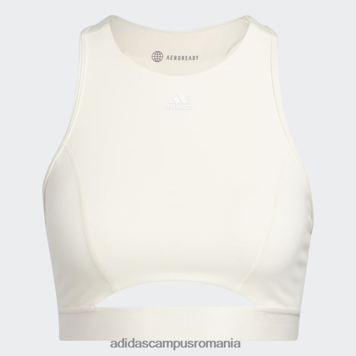 adidas campus romania sutien alb coreflow cu suport mediu femei alb J266N22765