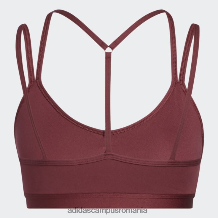 adidas campus romania sutien roșu de susținere a ușoarelor yoga essentials femei roșu J266N23065