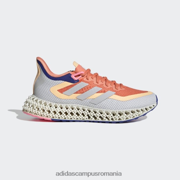 adidas campus romania 4d fwd pantofi coral hot femei coral/alb/portocaliu acid J266N216161