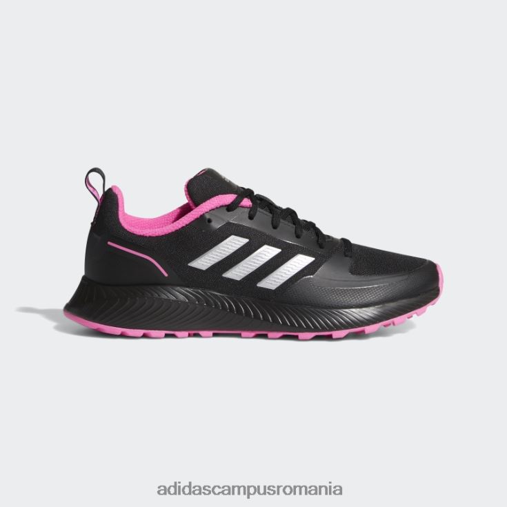 adidas campus romania pantofi adidas negru run falcon 2.0 tr femei negru/argintiu/roz J266N22187