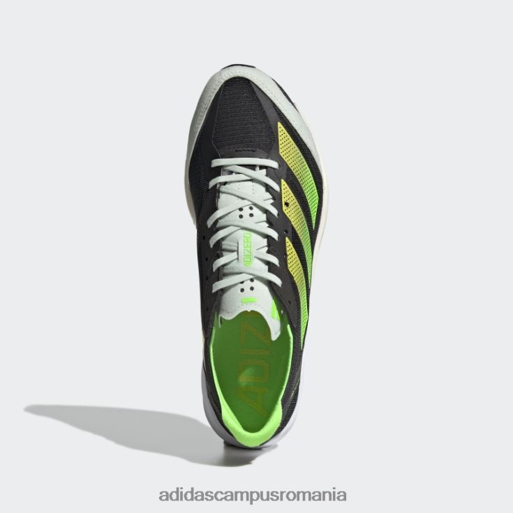 adidas campus romania pantofi adizero adios 7 negri femei negru/galben/verde J266N23116