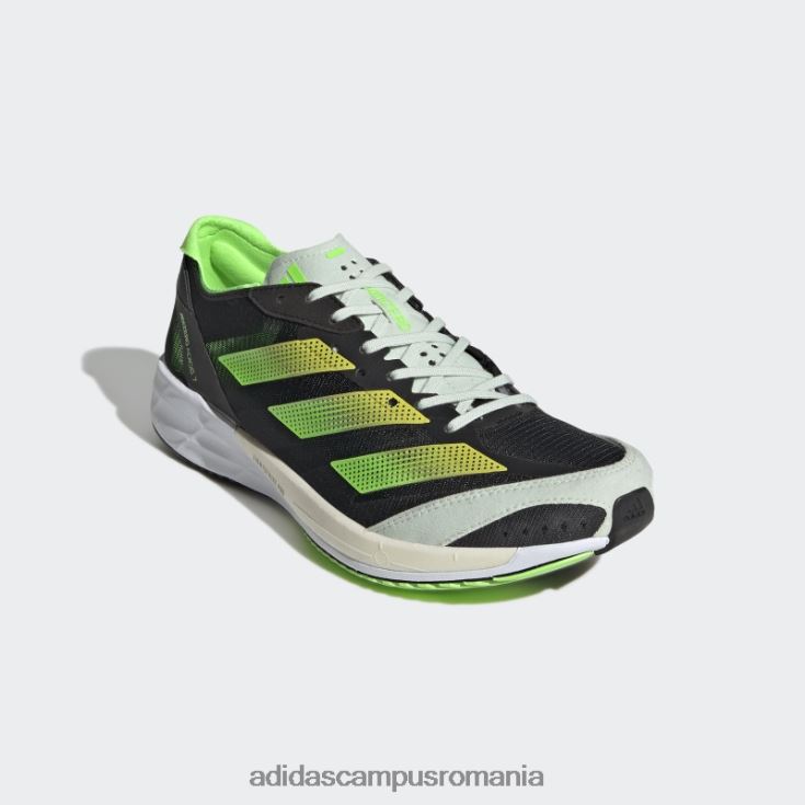 adidas campus romania pantofi adizero adios 7 negri femei negru/galben/verde J266N23116