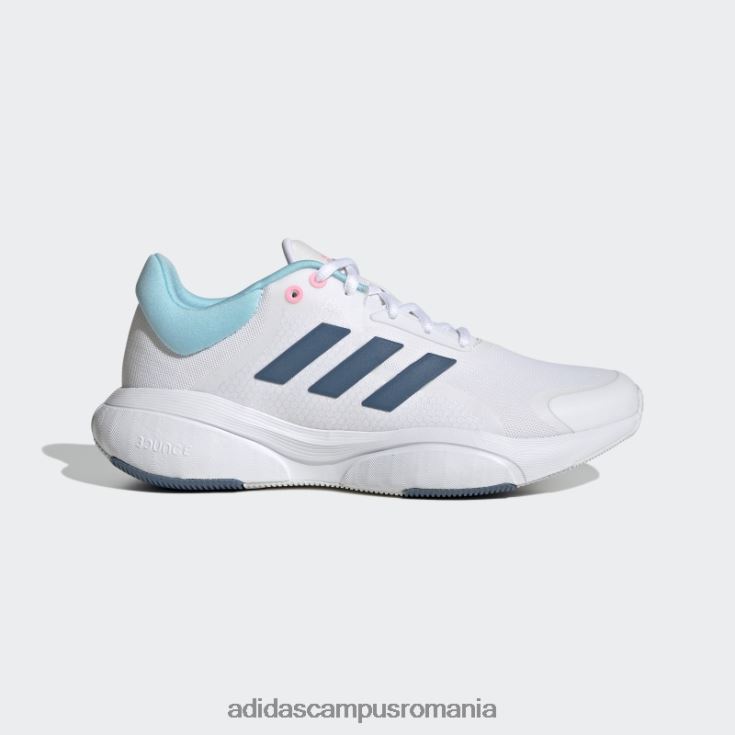 adidas campus romania pantofi albi de răspuns femei alb/albastru alterat/roz fascicul J266N23100
