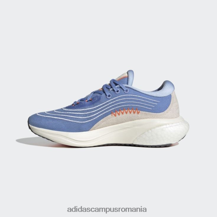 adidas campus romania pantofi blue supernova 2.0 x parley femei albastru/albastru zori/portocaliu J266N215935