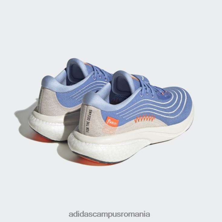 adidas campus romania pantofi blue supernova 2.0 x parley femei albastru/albastru zori/portocaliu J266N22068