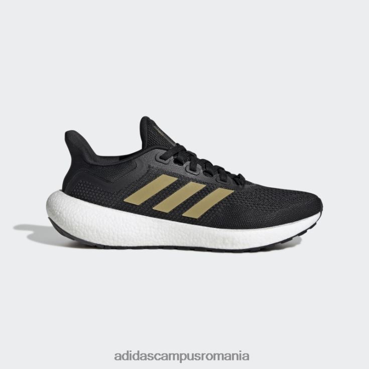 adidas campus romania pantofi cu jet pureboost negri femei negru/auriu metalic/carbon J266N23092