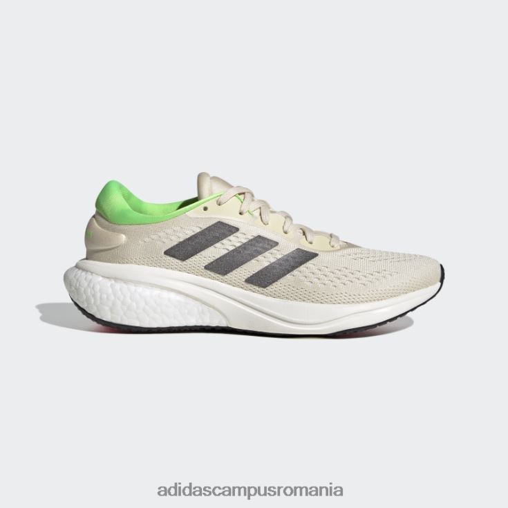 adidas campus romania pantofi de alergare ecru tint supernova 2 femei nuanță ecru/metalic/verde J266N216211