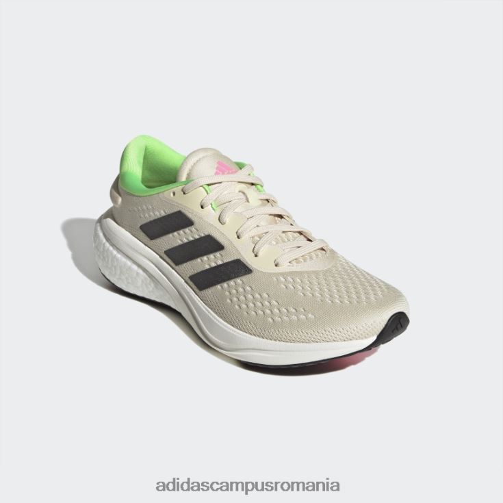 adidas campus romania pantofi de alergare supernova 2 ecru tint adidas femei nuanță ecru/metalic/verde J266N22118