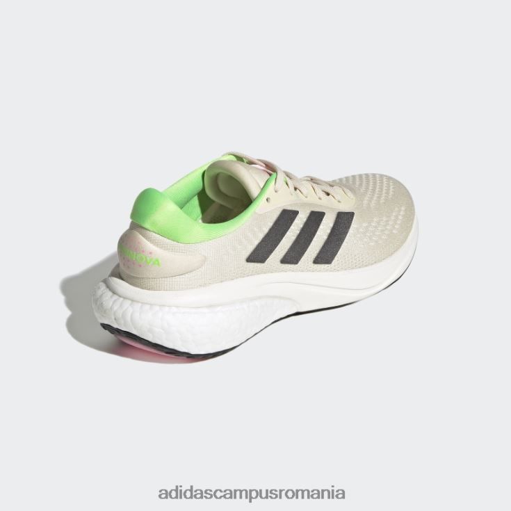adidas campus romania pantofi de alergare supernova 2 ecru tint adidas femei nuanță ecru/metalic/verde J266N22118