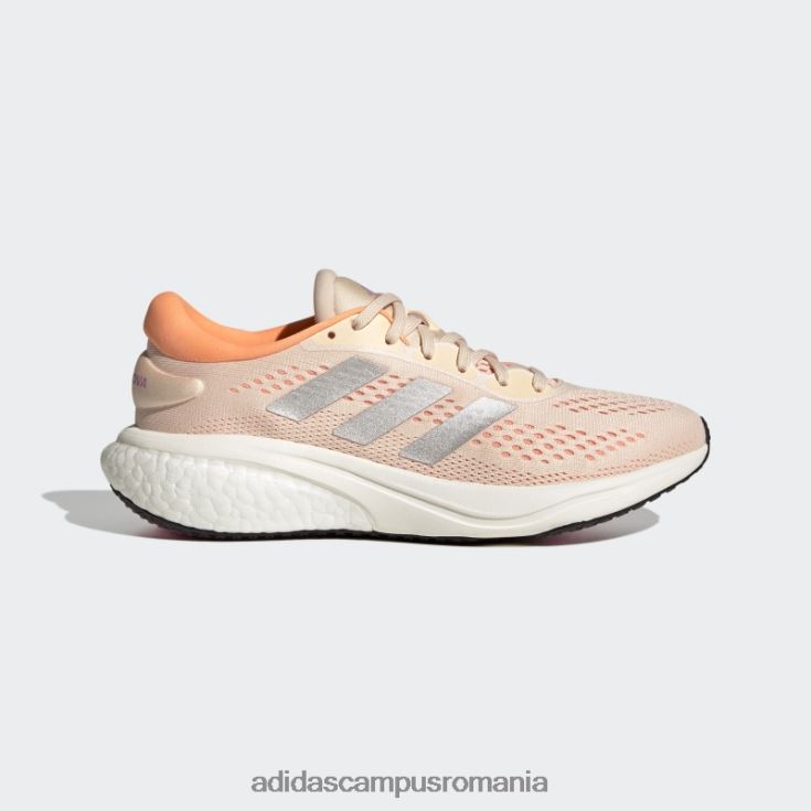 adidas campus romania pantofi de alergare supernova 2 portocalii femei portocaliu/argintiu/liliac J266N216279