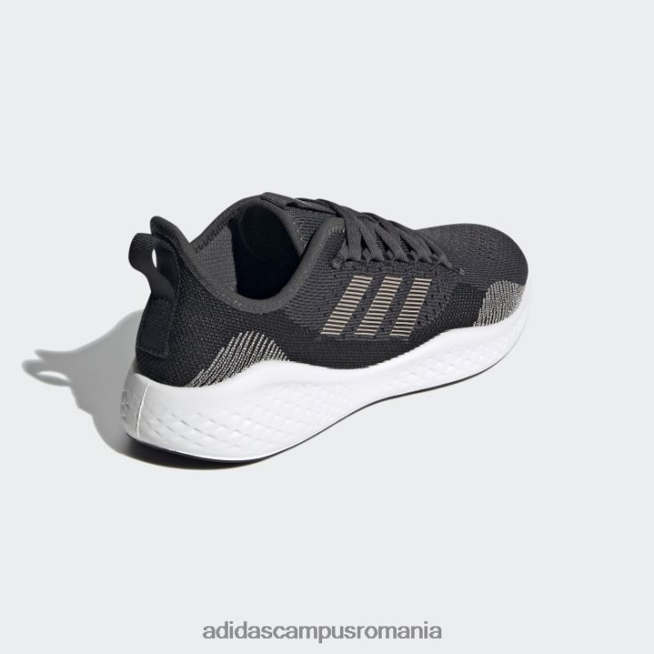 adidas campus romania pantofi gri fluidflow 2.0 moda femei negru/șampanie met/gri J266N23104
