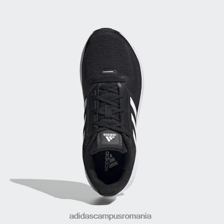 adidas campus romania pantofi gri run falcon 2.0 moda femei negru/alb/gri J266N22206