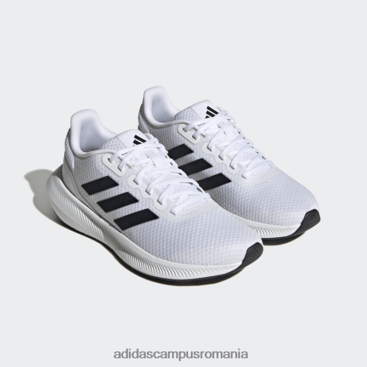 adidas campus romania pantofi hot runfalcon 3.0 albi femei alb negru J266N23679