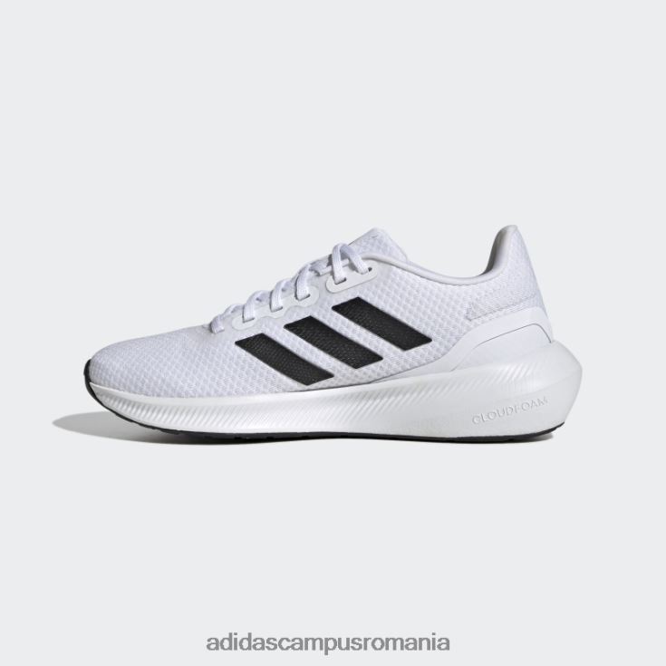adidas campus romania pantofi hot runfalcon 3.0 albi femei alb negru J266N23679