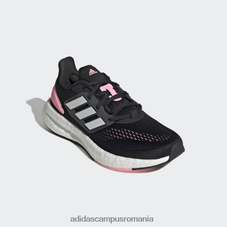adidas campus romania pantofi pureboost 22 beam pink femei negru/alb/roz fascicul J266N22122