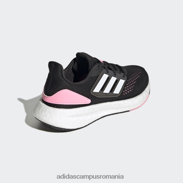 adidas campus romania pantofi pureboost 22 beam pink femei negru/alb/roz fascicul J266N22122
