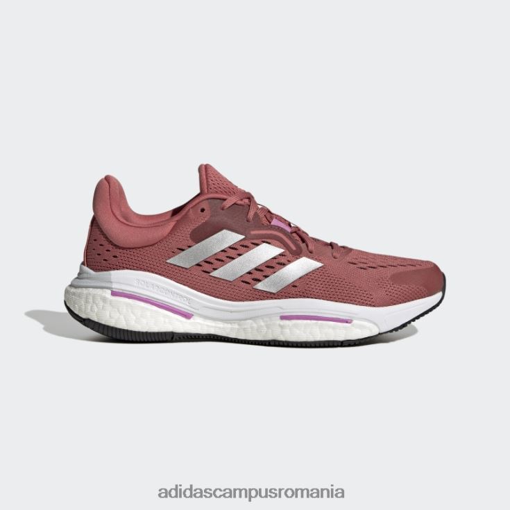 adidas campus romania pantofi roșii cu control solar femei roșu/argintiu/liliac J266N216282