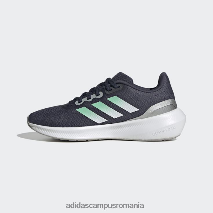 adidas campus romania pantofi runfalcon 3 bleumarin femei bleumarin/mentă/argint J266N215872
