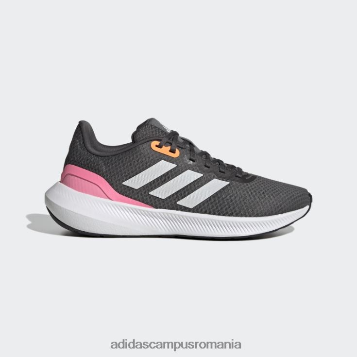 adidas campus romania pantofi runfalcon 3 gri femei gri/alb/roz fascicul J266N215866