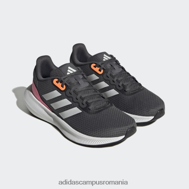 adidas campus romania pantofi runfalcon 3 gri femei gri/alb/roz fascicul J266N215866