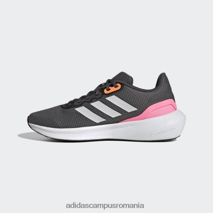 adidas campus romania pantofi runfalcon 3 gri femei gri/alb/roz fascicul J266N215866