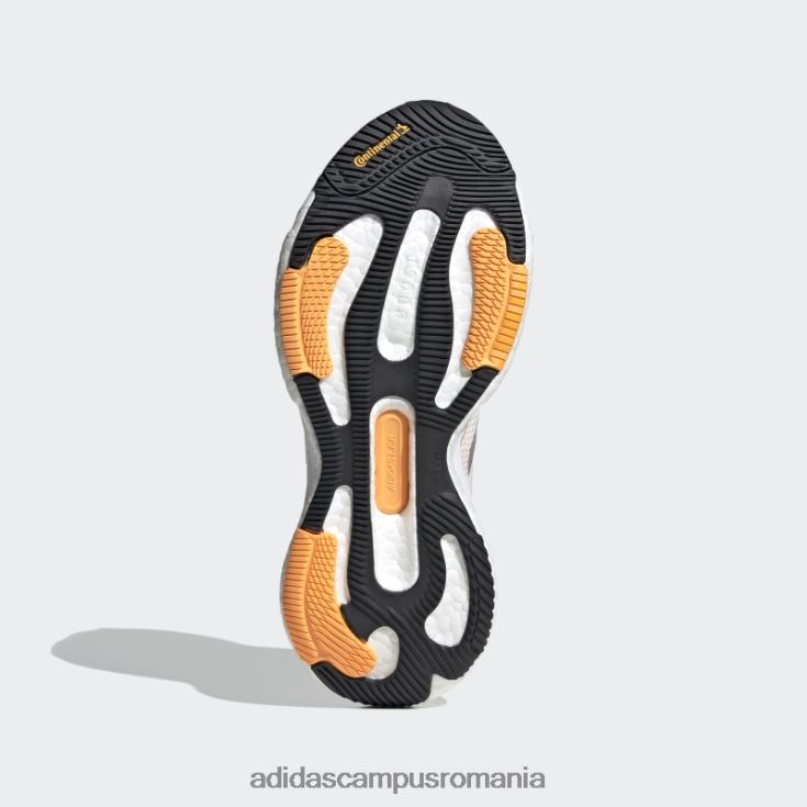 adidas campus romania pantofi solarglide 5 alb femei alb/argintiu/portocaliu deschis J266N216244