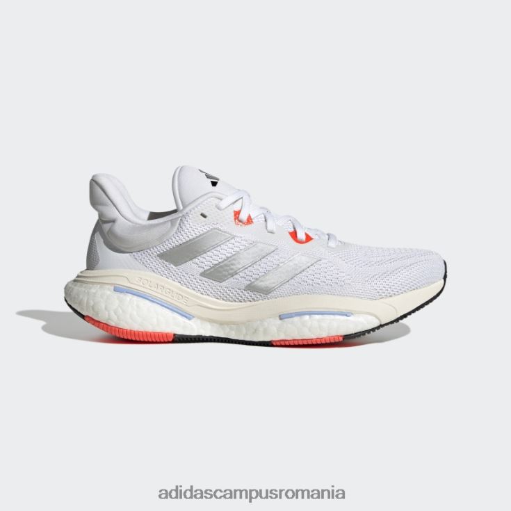 adidas campus romania pantofi solarglide 6 alb femei alb/argintiu/rosu J266N216160