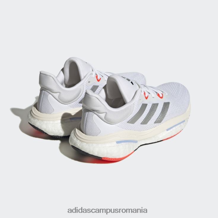 adidas campus romania pantofi solarglide 6 alb femei alb/argintiu/rosu J266N216160