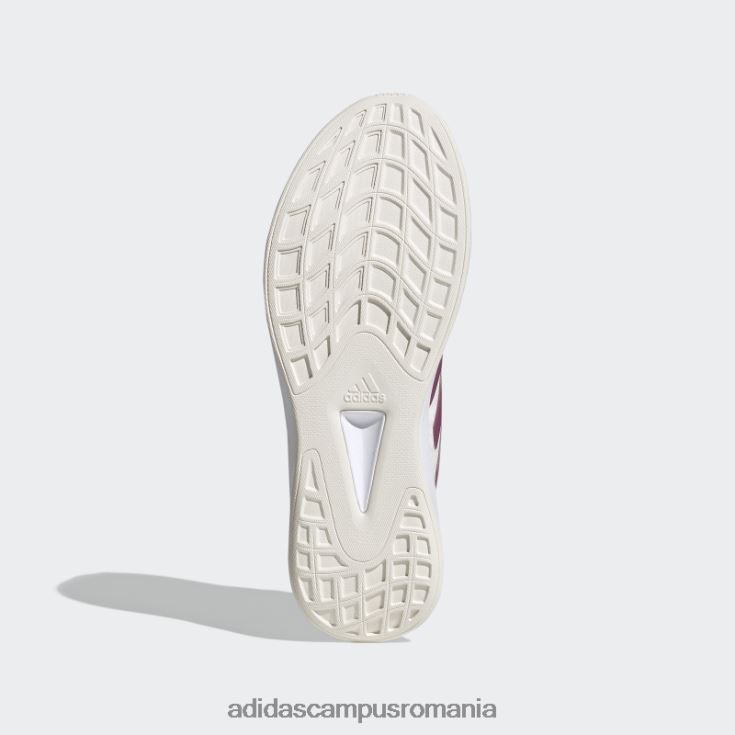adidas campus romania pantofi sport albi qt racer femei alb/visiniu metalic/argintiu J266N22152