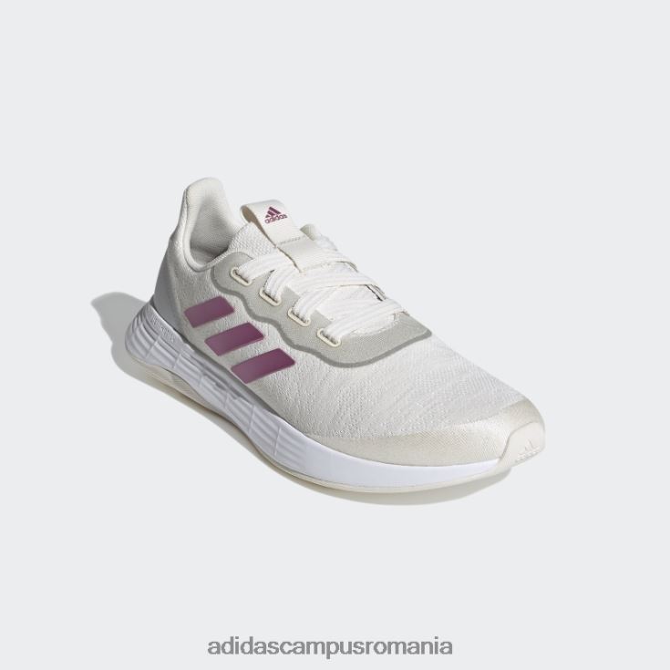 adidas campus romania pantofi sport albi qt racer femei alb/visiniu metalic/argintiu J266N22152