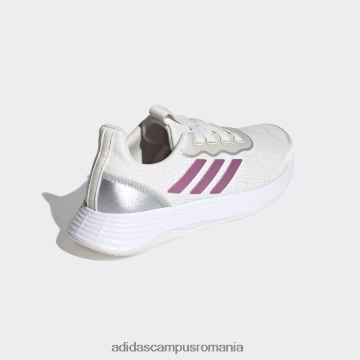 adidas campus romania pantofi sport albi qt racer femei alb/visiniu metalic/argintiu J266N22152