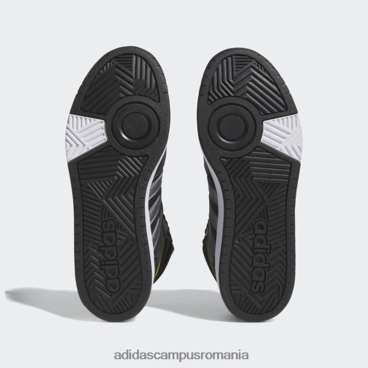 adidas campus romania black hoops 3.0 mid lifestyle baschet clasic căptușeală din blană pantofi pentru iarnă femei negru/fier metalic/măsliniu J266N216181