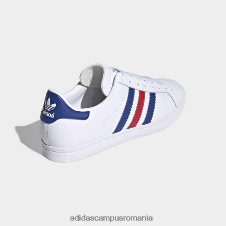 adidas campus romania Coast Star pantofi albi adidas femei alb / regal / stacojiu J266N216338